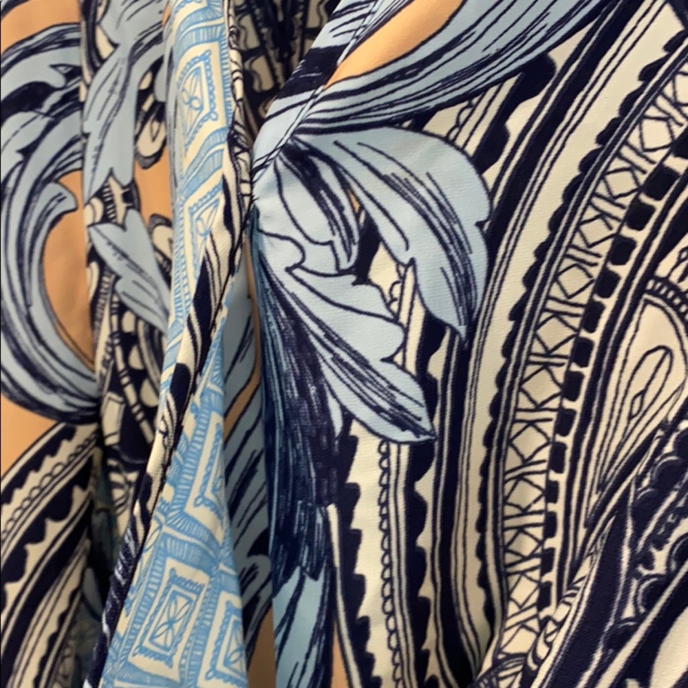 Fraiche by J Long Sleeve Maxi Dress/ Front Splits - Picture 6 of 6